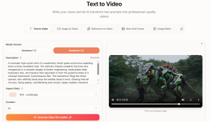 Seedance 2.0 AI video generation tool