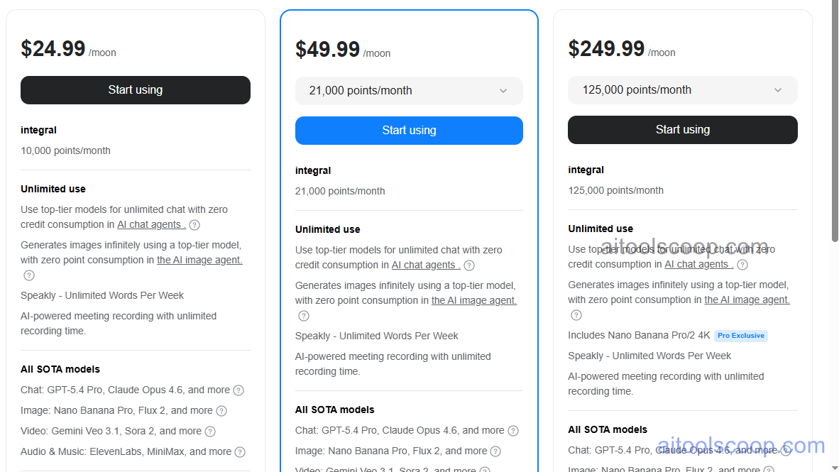 Genspark AI Search Engine Pricing, Subscription Plans for Sparkpages and Pro Features