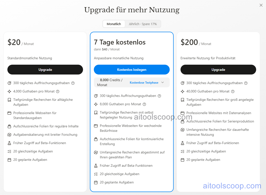 Manus AI Pricing, Autonomous Agent Task Credits and Subscription Tiers