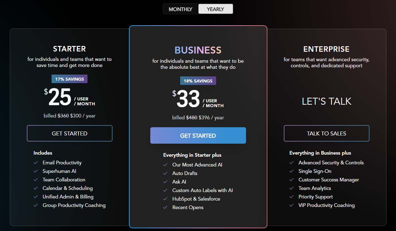 Superhuman pricing plans March 2026
