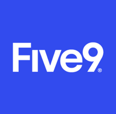 Five9 logo — AI cloud contact center platform