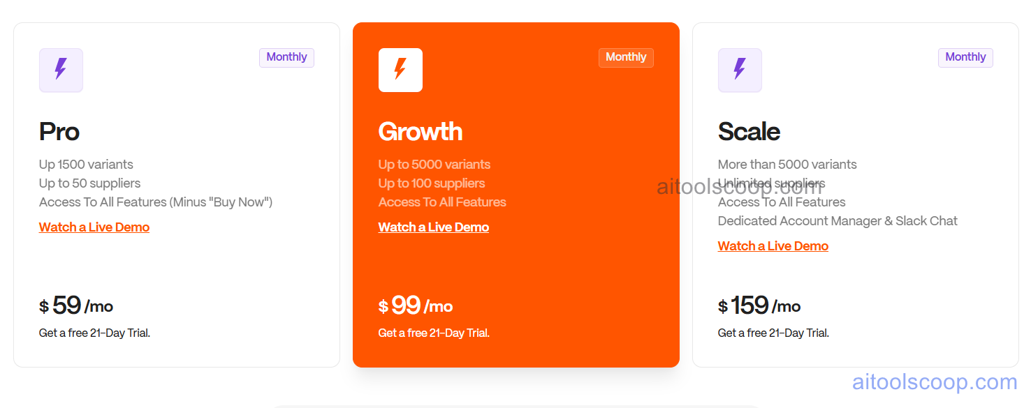 Genie pricing plans