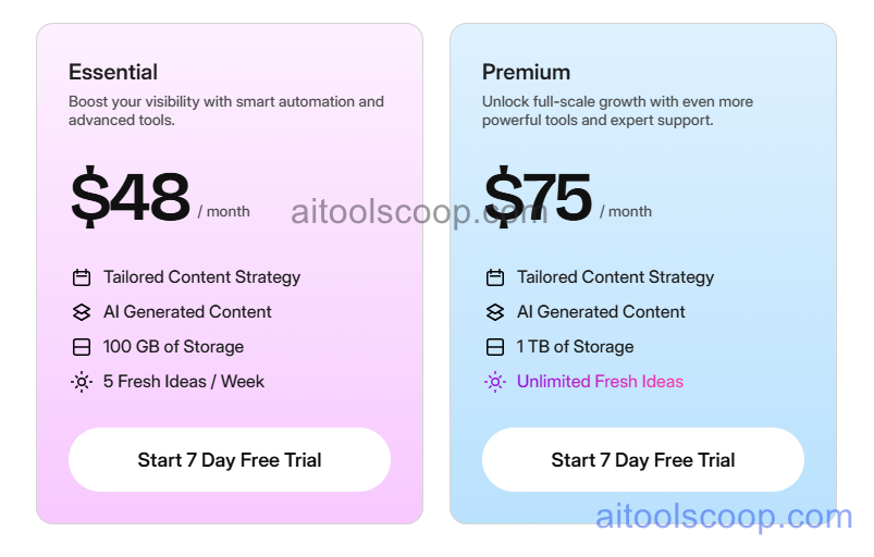 Munch Studio pricing plans